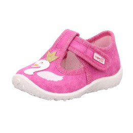 PANTOFLE TEKSTYLNE KAPCIE SUPERFIT SPOTTY ROSA 1-009256-5000