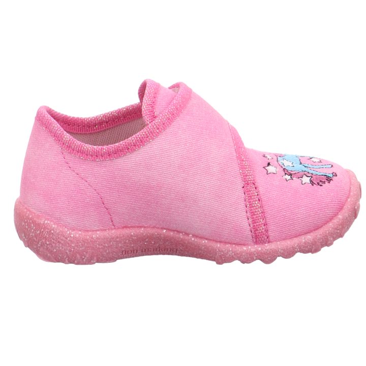 PANTOFLE TEKSTYLNE KAPCIE SUPERFIT SPOTTY ROSA 1-009254-5000