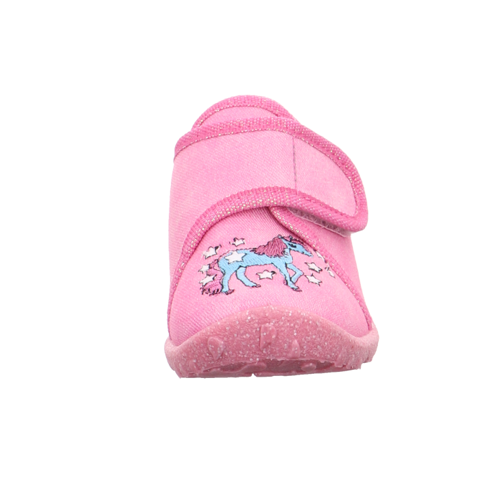 PANTOFLE TEKSTYLNE KAPCIE SUPERFIT SPOTTY ROSA 1-009254-5000