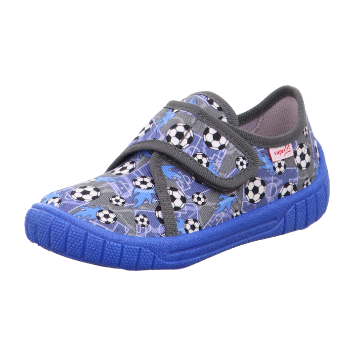 PANTOFLE TEKSTYLNE KAPCIE SUPERFIT BILL GRAU 1-000279-2020