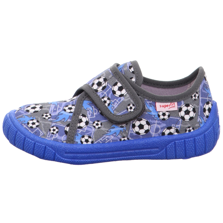 PANTOFLE TEKSTYLNE KAPCIE SUPERFIT BILL GRAU 1-000279-2020