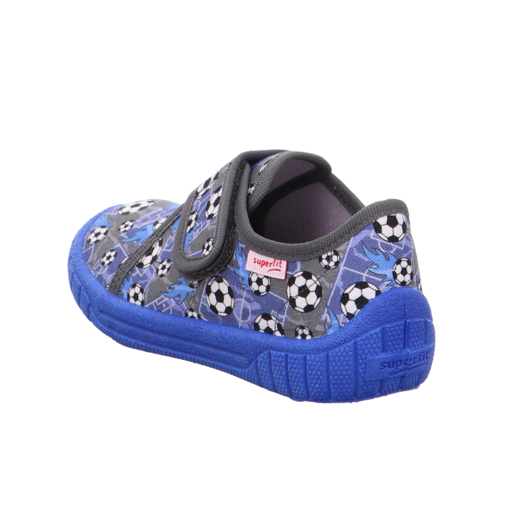 PANTOFLE TEKSTYLNE KAPCIE SUPERFIT BILL GRAU 1-000279-2020
