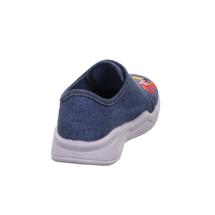 PANTOFLE TEKSTYLNE KAPCIE SUPERFIT BENNY BLAU 0-600298-8100