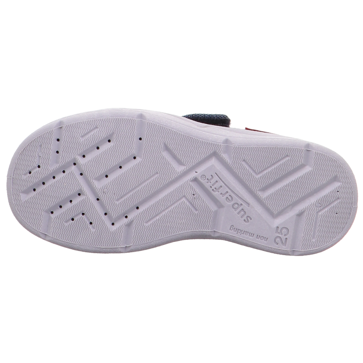 PANTOFLE TEKSTYLNE KAPCIE SUPERFIT BENNY BLAU 0-600298-8100
