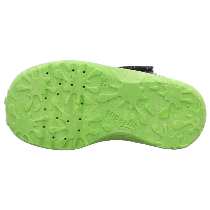 PANTOFLE TEKSTYLNE KAPCIE SUPERFIT SPOTTY BLAU 0-609256-8000
