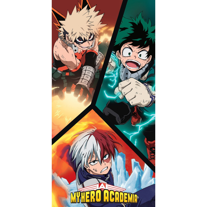 RĘCZNIK KĄPIELOWY PLAŻOWY 70 X 140 CM MY HERO ACADEMIA MHA-5304T