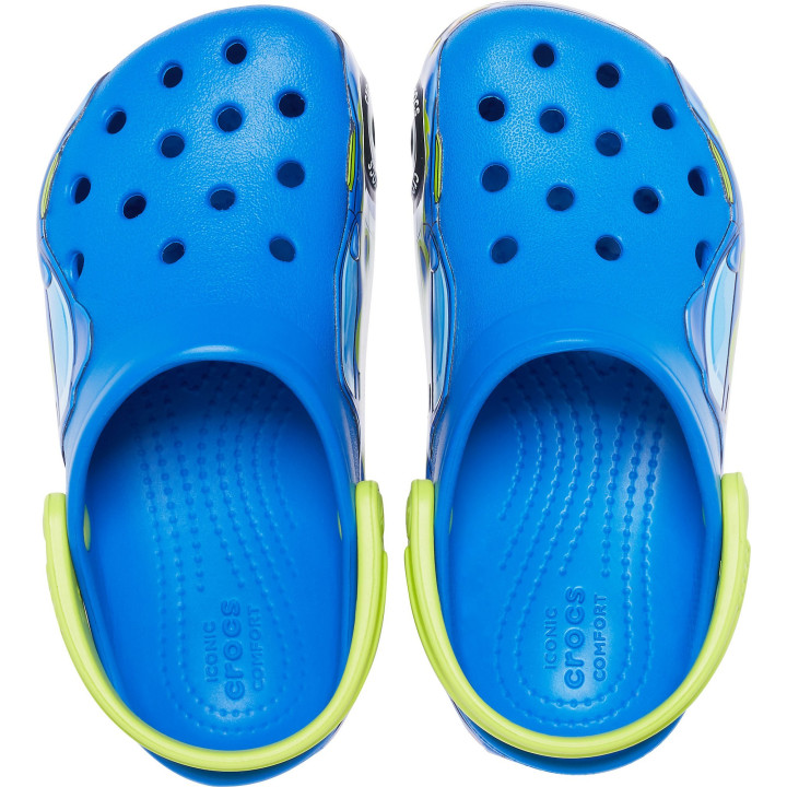 KIDS CROCS FUN LAB TRUCK BAND CLOG 207074 BRIGHT COBALT