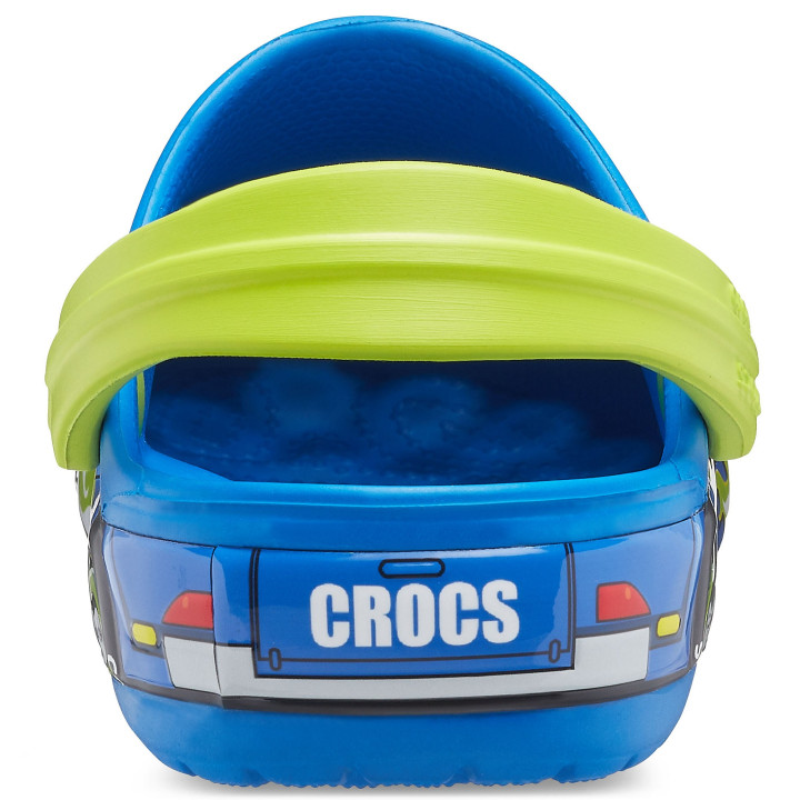 KIDS CROCS FUN LAB TRUCK BAND CLOG 207074 BRIGHT COBALT