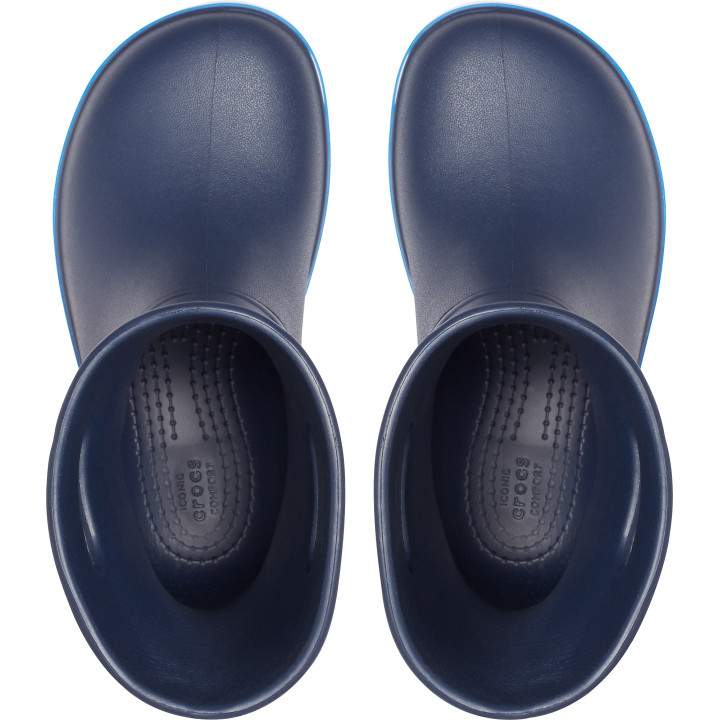 KALOSZE CROCS KIDS CROCBAND™ RAIN BOOT 205827 NAVY/BRIGHT COBALT