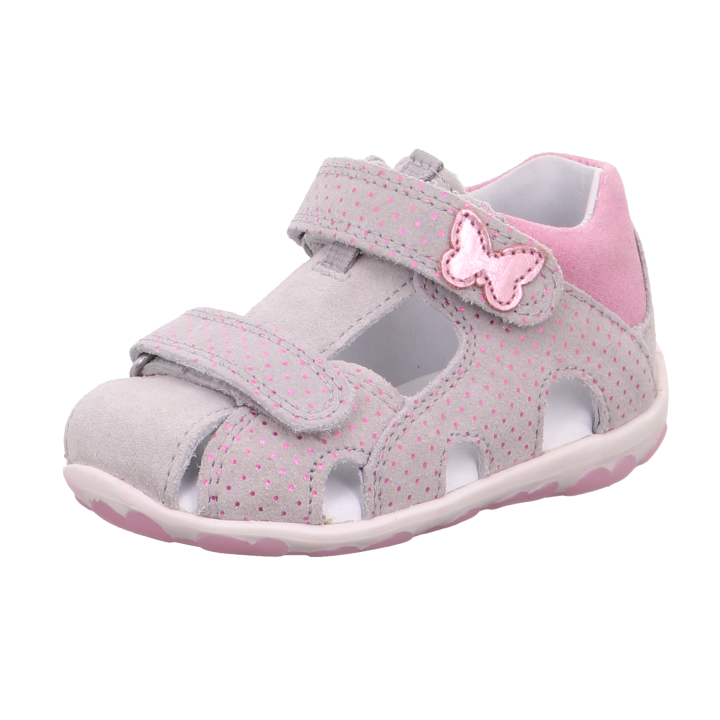 SANDAŁY SUPERFIT FANNI HELLGRAU/ROSA 0-609041-2500