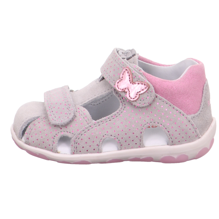 SANDAŁY SUPERFIT FANNI HELLGRAU/ROSA 0-609041-2500