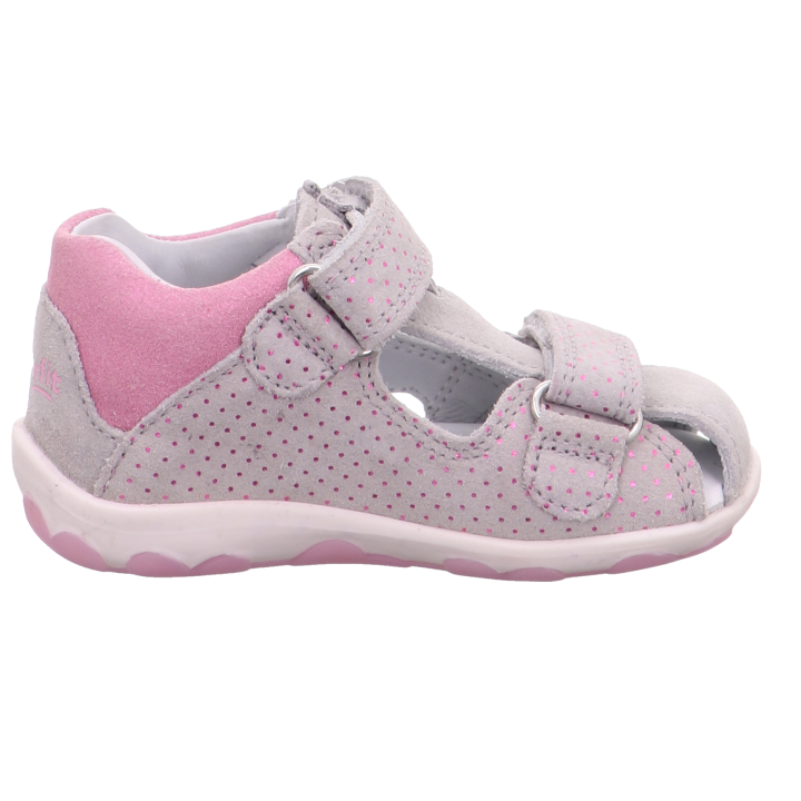 SANDALS SUPERFIT FANNI HELLGRAU/ROSA 0-609041-2500