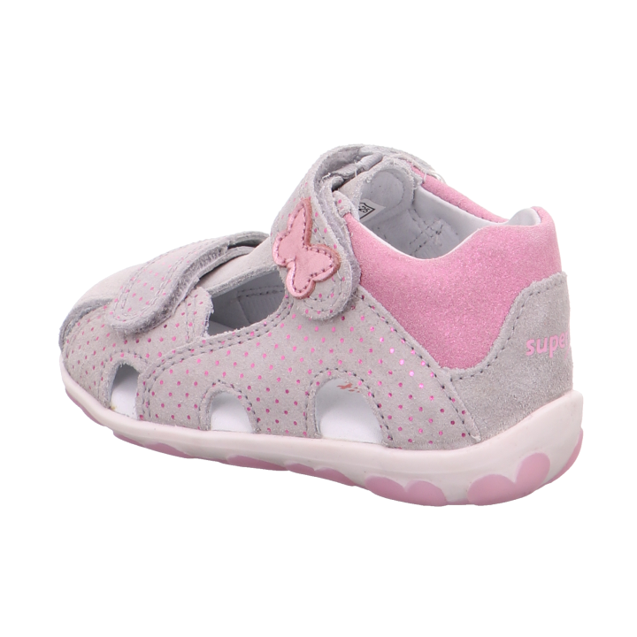 SANDAŁY SUPERFIT FANNI HELLGRAU/ROSA 0-609041-2500