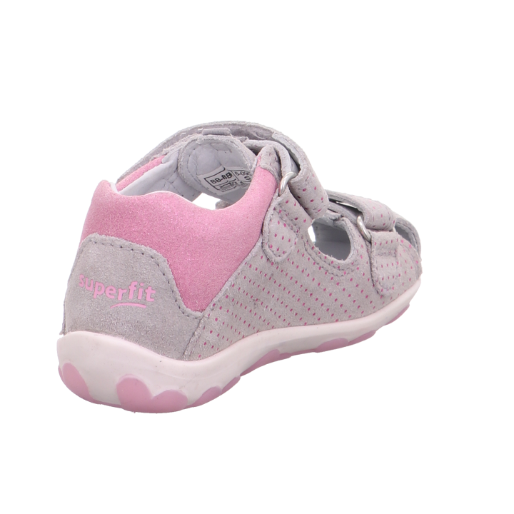 SANDAŁY SUPERFIT FANNI HELLGRAU/ROSA 0-609041-2500
