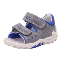 SANDAŁY SUPERFIT FLOW HELLGRAU/BLAU 0-600030-2500