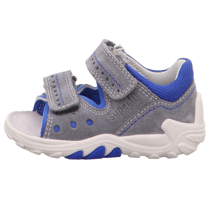 SANDAŁY SUPERFIT FLOW HELLGRAU/BLAU 0-600030-2500