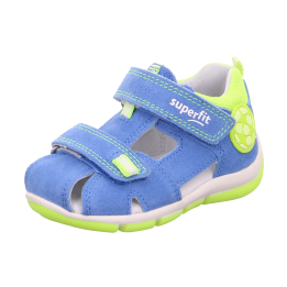 SANDALS SUPERFIT FREDDY BLAU/GELB 0-609142-8100