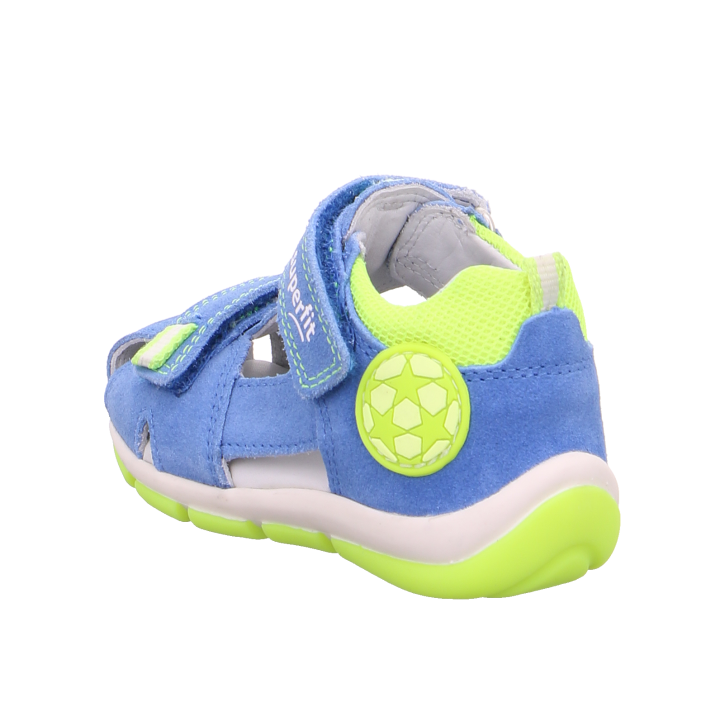 SANDALS SUPERFIT FREDDY BLAU/GELB 0-609142-8100