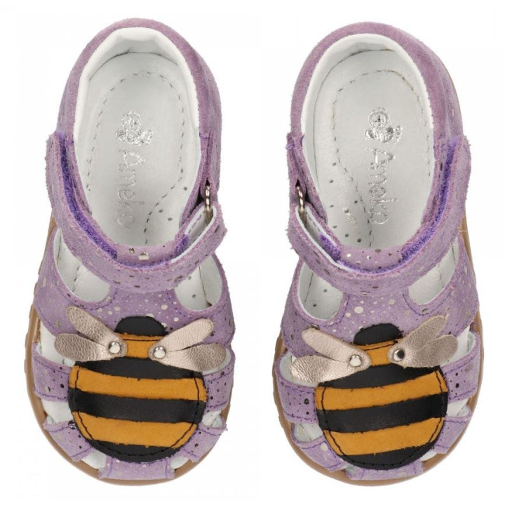 SANDAŁY AMEKO PIERWSZE KROCZKI BEE LILAC