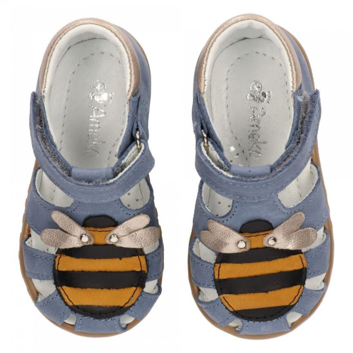 SANDALS AMEKO FIRST STEPS BEE BLUE