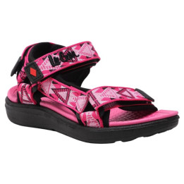 SANDAŁY LEE COOPER BLACK/FUXIA