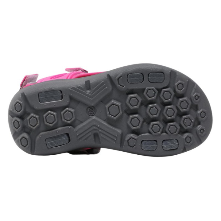 SANDALS LEE COOPER GREY/FUXIA