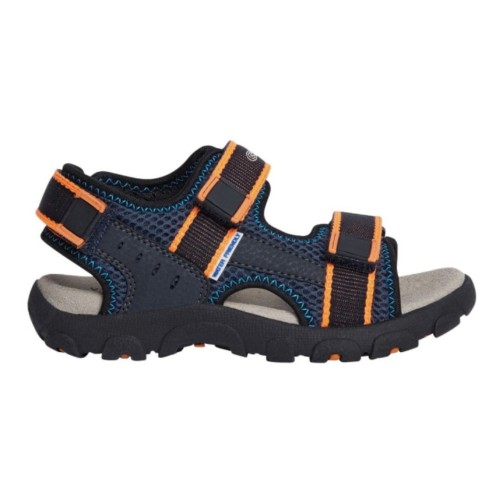 SANDAŁ GEOX STRADA NAVY/FLUO ORANGE