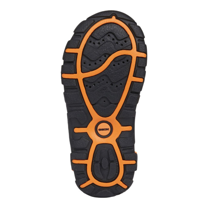 SANDAŁ GEOX STRADA NAVY/FLUO ORANGE