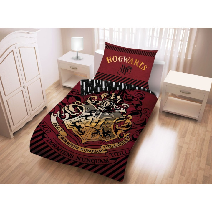 SINGLE DUVET SET 140 X 200 CM HARRY POTTER HP-8087BL