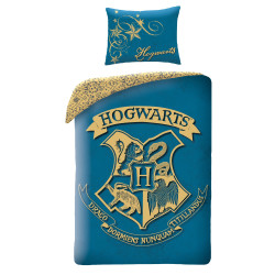POŚCIEL BAWEŁNIANA 140 X 200 CM HARRY POTTER HP-8089BL