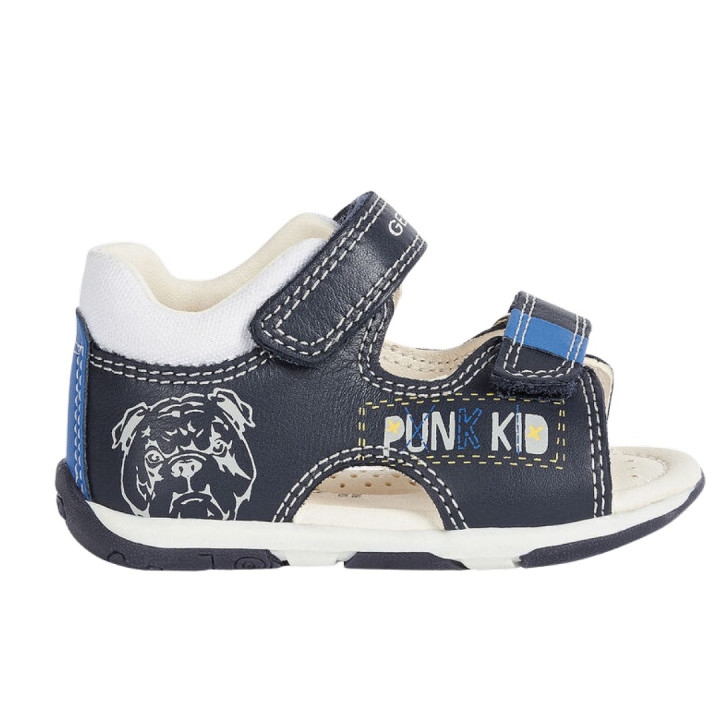 SANDAŁY GEOX TAPUZ BABY BOY NAVY/WHITE