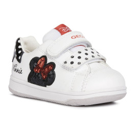 SNEAKER GEOX FLICK WHITE/BLACK DISNEY MINNIE MOUSE