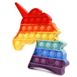 PUSH BUBBLE FIDGET POP IT UNICORN D38386