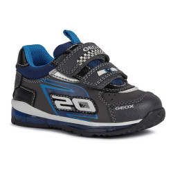 SNEAKER GEOX TODO CARS ANTHRACITE/BLACK LED LIGHTS