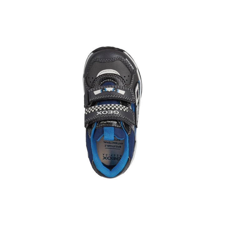 SNEAKERSY GEOX TODO CARS ANTHRACITE/BLACK LED LIGHTS