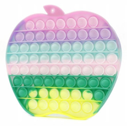 ZABAWKA SENSORYCZNA PUSH BUBBLE FIDGET POP IT JABŁKO D38486