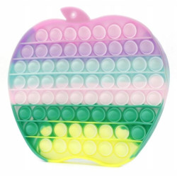 ZABAWKA SENSORYCZNA PUSH BUBBLE FIDGET POP IT JABŁKO D38486