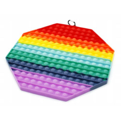 ZABAWKA SENSORYCZNA PUSH BUBBLE FIDGET POP IT OŚMIOKĄT XL