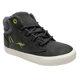 TRZEWIKI OCIEPLANE KANGAROOS KAVU X STEEL GREY/LIME