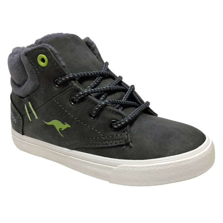 TRZEWIKI OCIEPLANE KANGAROOS KAVU X STEEL GREY/LIME
