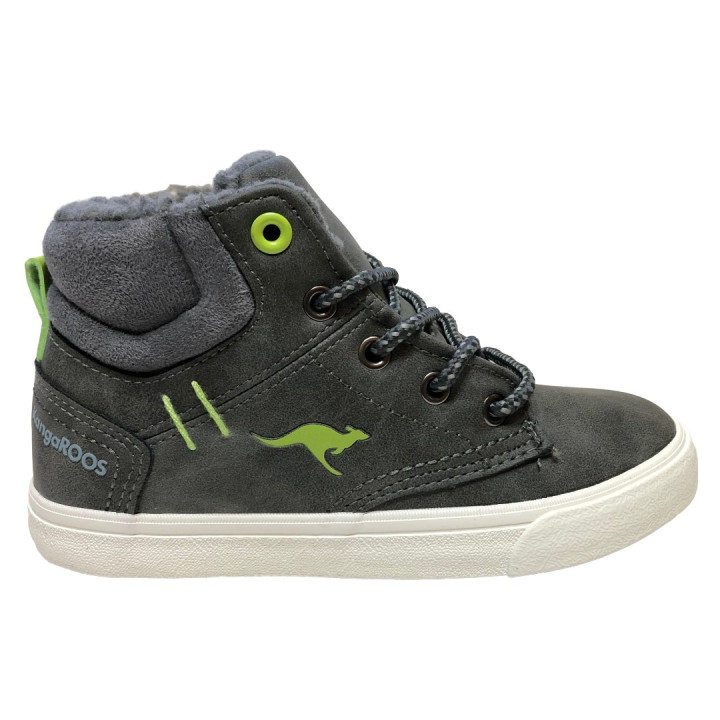 SHOES SNEKERS KANGAROOS KAVU X STEEL GREY/LIME