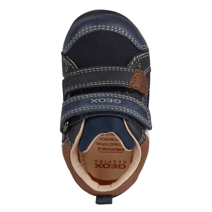 GEOX EACH BABY BABY BOY NAVY/LT BROWN