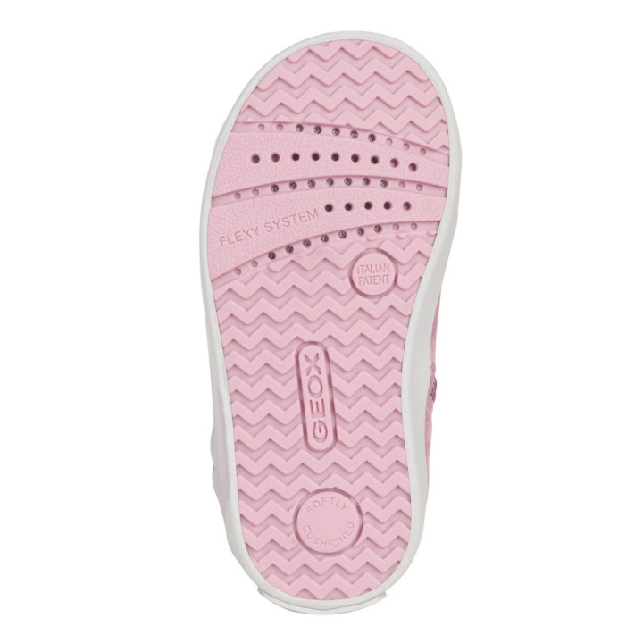 SHOES GEOX KILWI BABY GIRL ROSE SMOKE