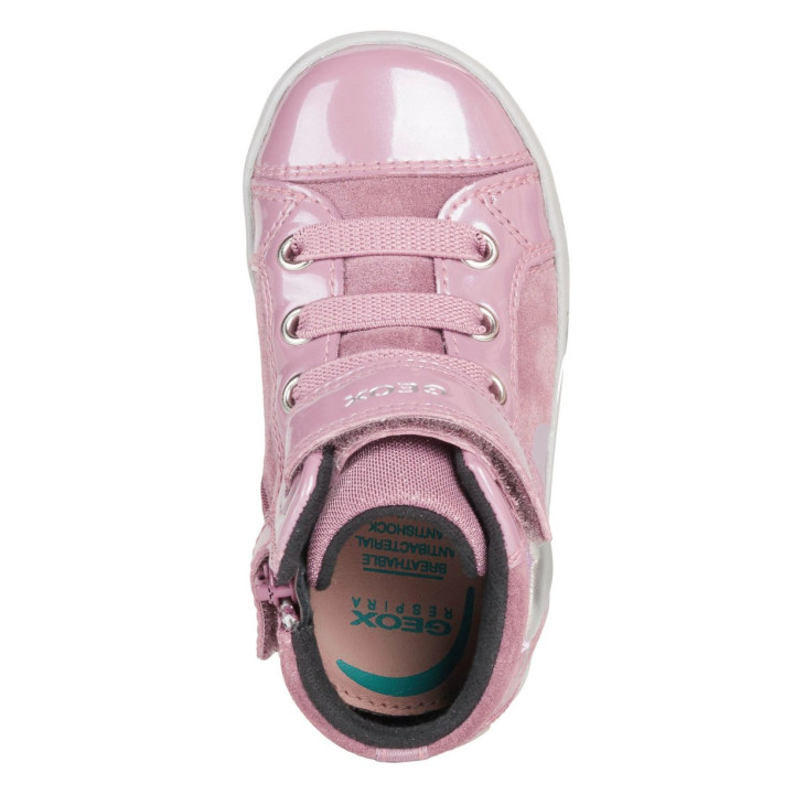 TRZEWIKI GEOX KILWI BABY GIRL ROSE SMOKE
