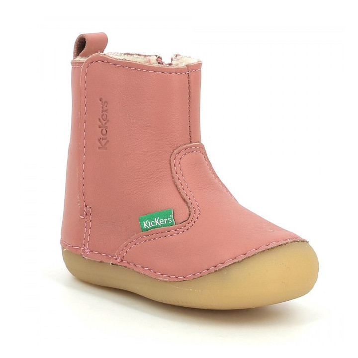 BOTKI ZIMOWE KICKERS SOCOOL CHO ANTIQUE PINK