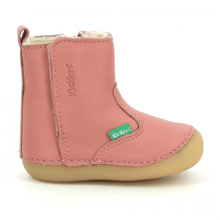 BOTKI ZIMOWE KICKERS SOCOOL CHO ANTIQUE PINK