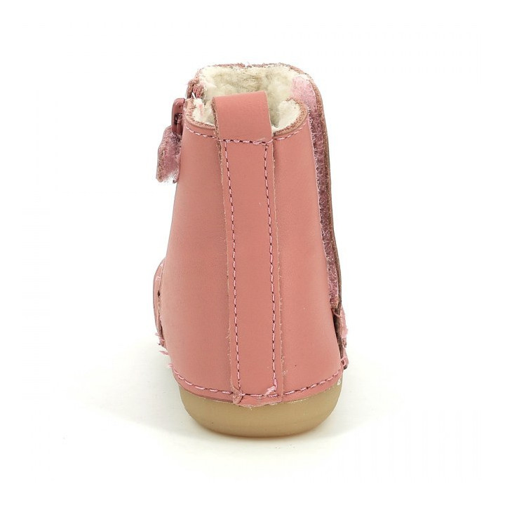 BOTKI ZIMOWE KICKERS SOCOOL CHO ANTIQUE PINK
