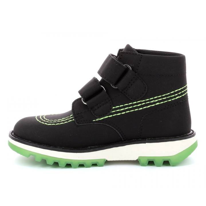 TRZEWIKI PRZEJŚCIOWE KICKERS KICKFUN BLACK GREEN