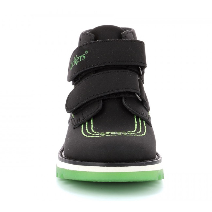 SHOES KICKERS KICKFUN BLACK GREEN