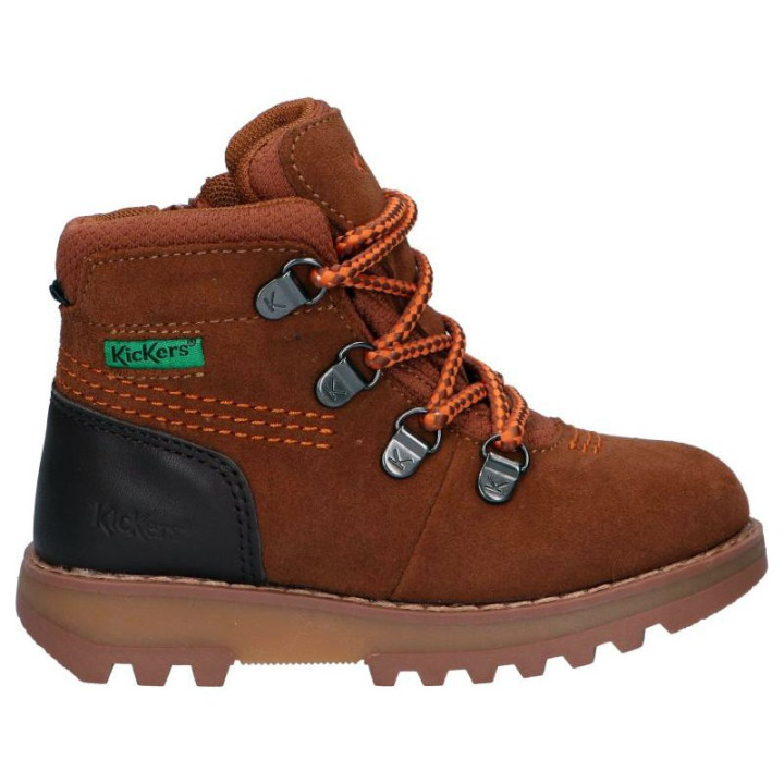 TRZEWIKI PRZEJŚCIOWE KICKERS KICKNATURE BROWN ORANGE WATERPROOF